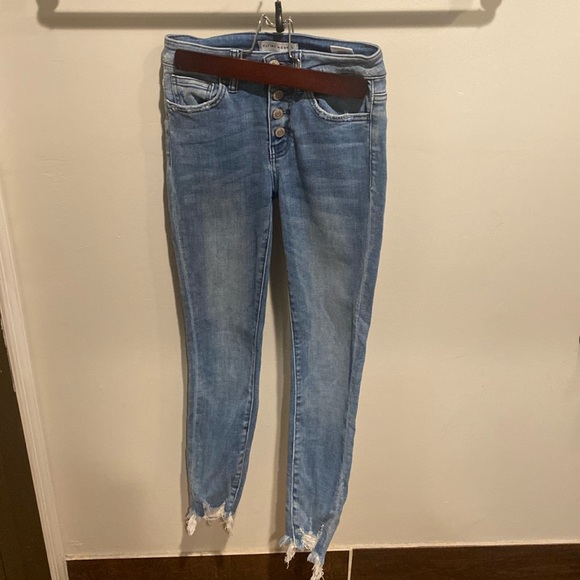 Flying Monkey Distressed Skinny Jean - Picture 1 of 2